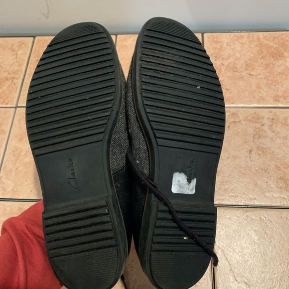 Clarks Raisie Bloom Oxfords Black size 8.5 - Picture 8 of 8